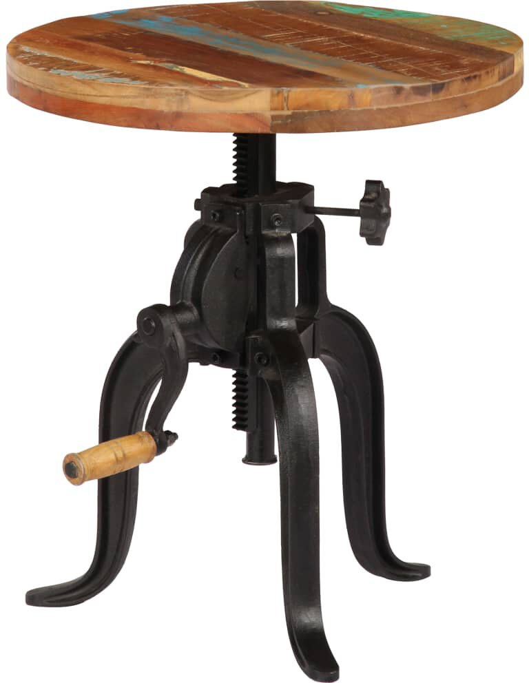 Rio Darrel Pedestal End Table Multicolour 45cm W X 45cm D