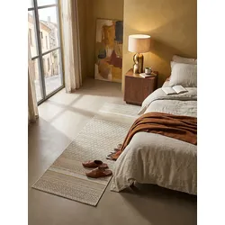 Läufer Flachgewebe Beige 80x150 cm - ESERA   Kadima Design