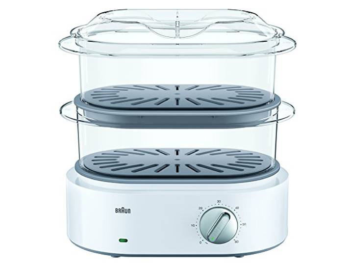 Braun FS 5100 Dampfgarer Identity Collection, weiß