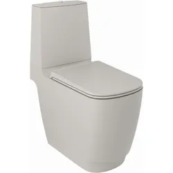 Kludi RESA S Spiralfl ush-Stand-WC 27WCB02O2 68 cm, S-förmiger Abfluss Matt Light Dov