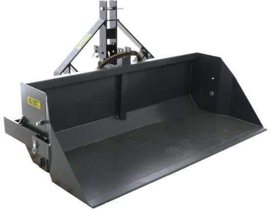 Hydraulische Heckschaufel für Traktor B-PAL H 180 BlackStone - 180 cm - Tragfähigkeit 700 Kg