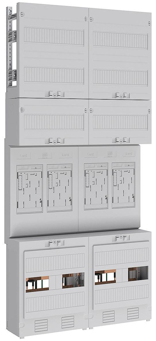ABN BRAUN AG ABN Zählerplatz eHZ 4Z EZ27140 m.Klemmstein 5p 500x1050mm