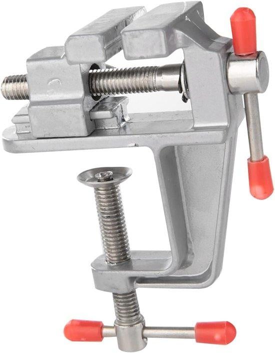 Mini Bankschroef Tafelklem voor Modelbouw met 36mm Opening - Metaal