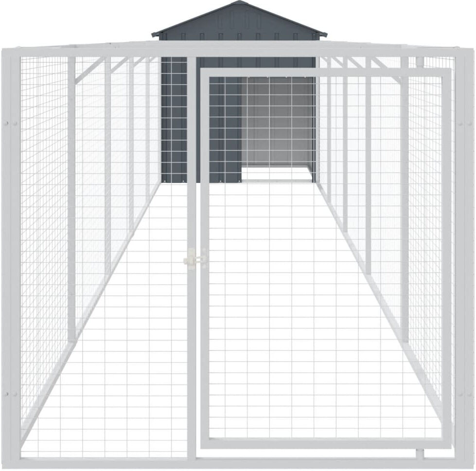 Archie & Oscar Whigham Dog House Anthracite 123 cm H x 117 cm W x 609 cm D