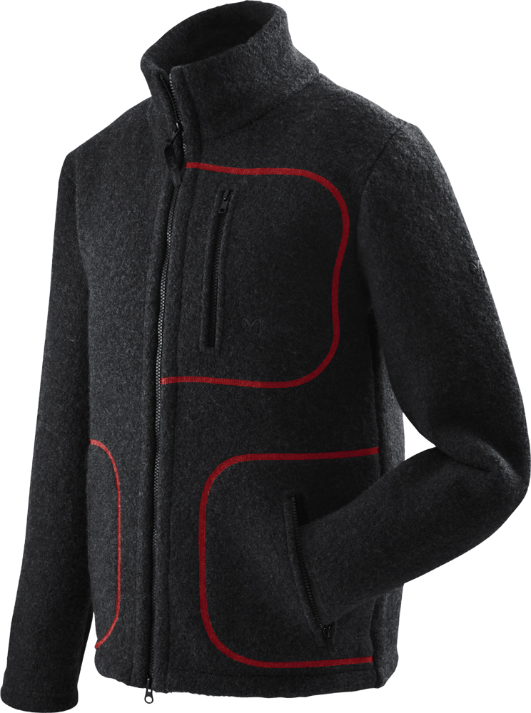 Mufflon W300 Mu-Joko black-Nähte rot XXXL
