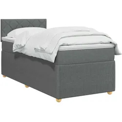 vidaXL, Boxspringbett, Boxspringbett (90 x 190 cm)