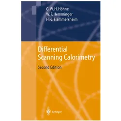 Höhne:Differential Scanning Calorimetry, Fachbücher von Günther Höhne, Wolfgang F Hemminger, H -J Flammersheim