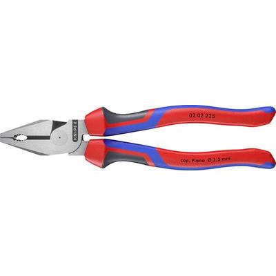 Knipex 02 02 225 Werkstatt Kraft-Kombizange 225 mm DIN ISO 5746