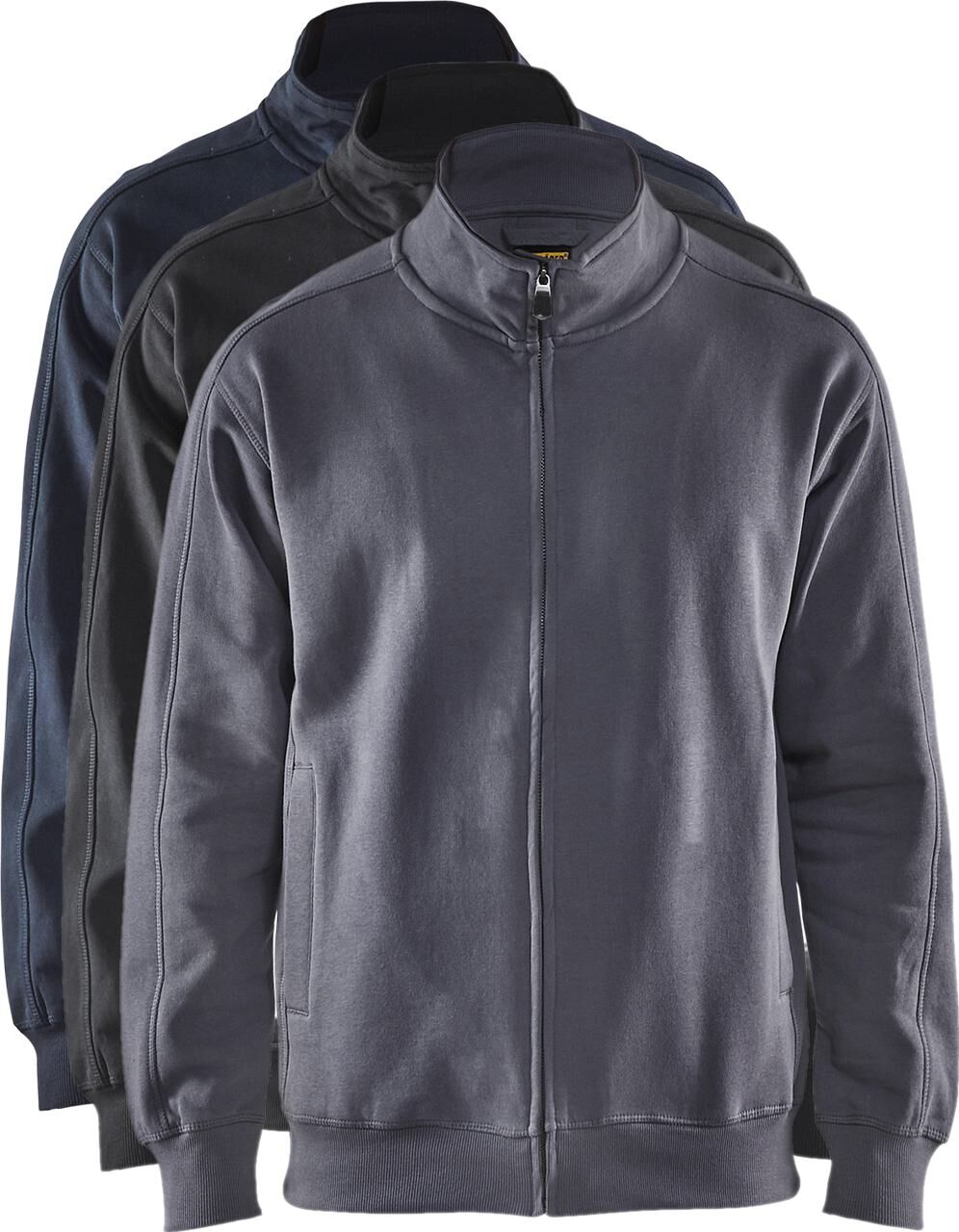 Blåkläder 3349 Sweatshirt Full Zip / Sweatshirt Full Zip - S - Grå