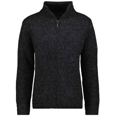 Strickfleecejacke RAGMAN, Herren, Gr. 6XL6264, schwarz, 70% Wolle 30% Nylon, Jacken