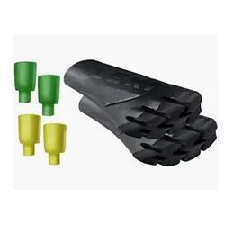 LEKI Power Grip Gummipuffer - 1 Paar mit verschiedenen Adaptern -