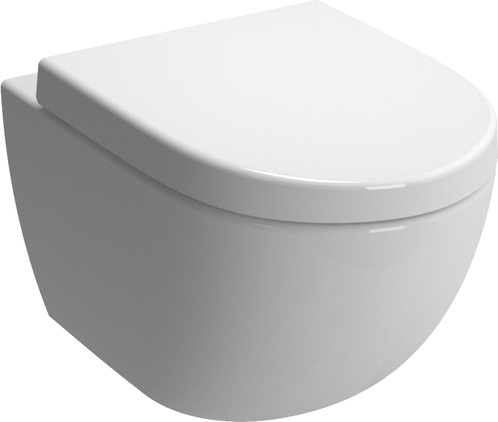 Vitra Sento wall Sento WC 4448B003-0075 36,5x54cm, avec fermeture dissimulée, blanc