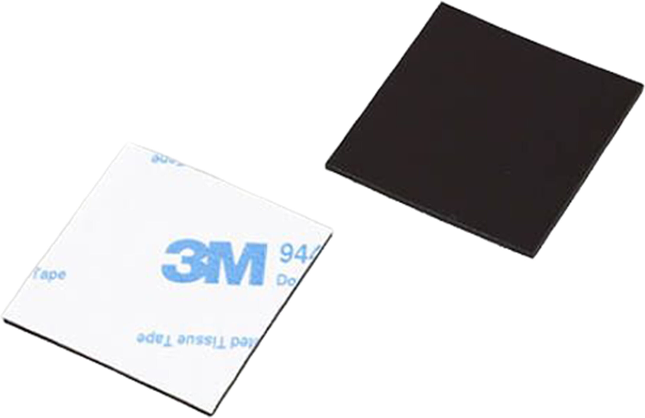 SPRINTIS 100 Unidades - Pequeñas láminas magnéticas, autoadhesivas 30 x 30 mm, ferrita, negro