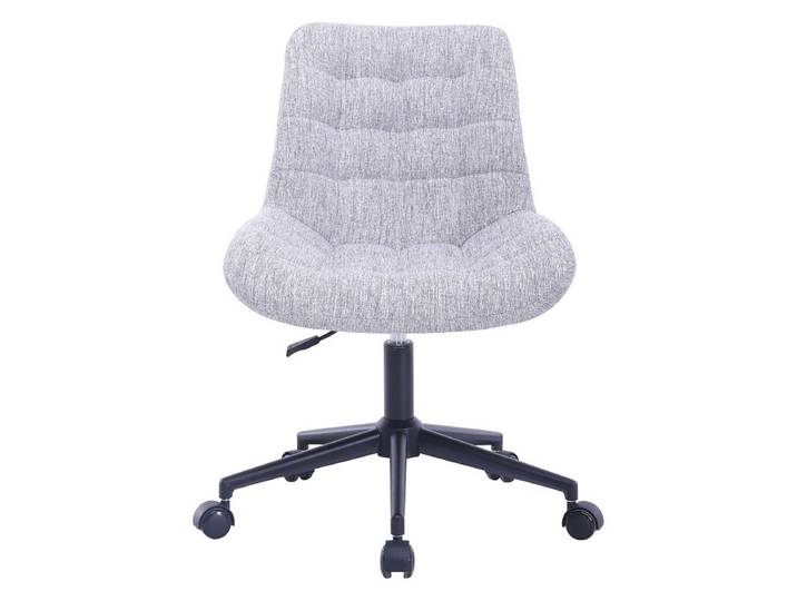 Fauteuil de bureau NEVENA en tissu gris