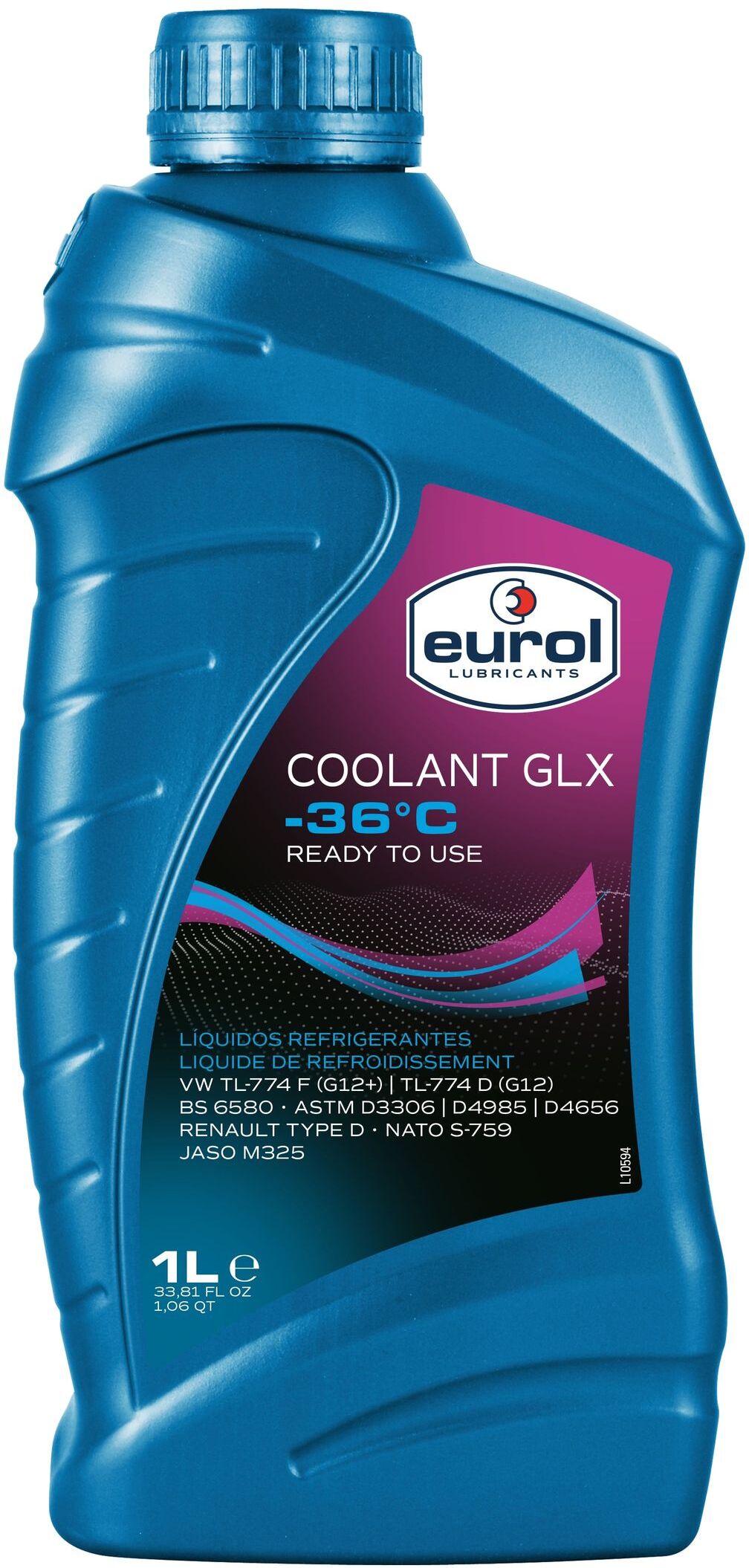 Eurol Coolant -36°C GLX 1 litro