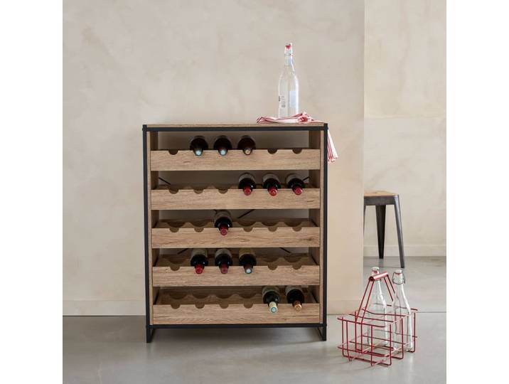 Etagères range bouteilles 5 tiroirs, 5 étagères