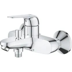 Grohe, Duscharmatur + Badewannenarmatur, Swift QuickFix Wannenarmatur, inkl. Montageschlüssel, wassersparend, chrom