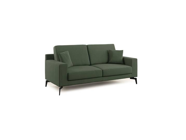 Canapé en microfibre 206 cm vert