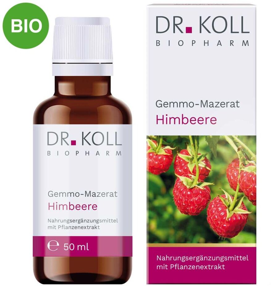 Gemmo Mazerat Himbeere Doktor koll Rubus Idaeus Tropf.