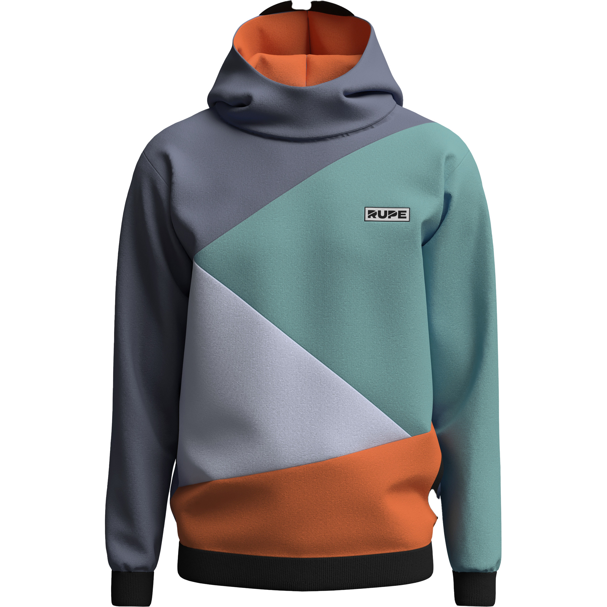 Rupe Block Hoodies blau Größe M Lifestyle Hautfreundlich