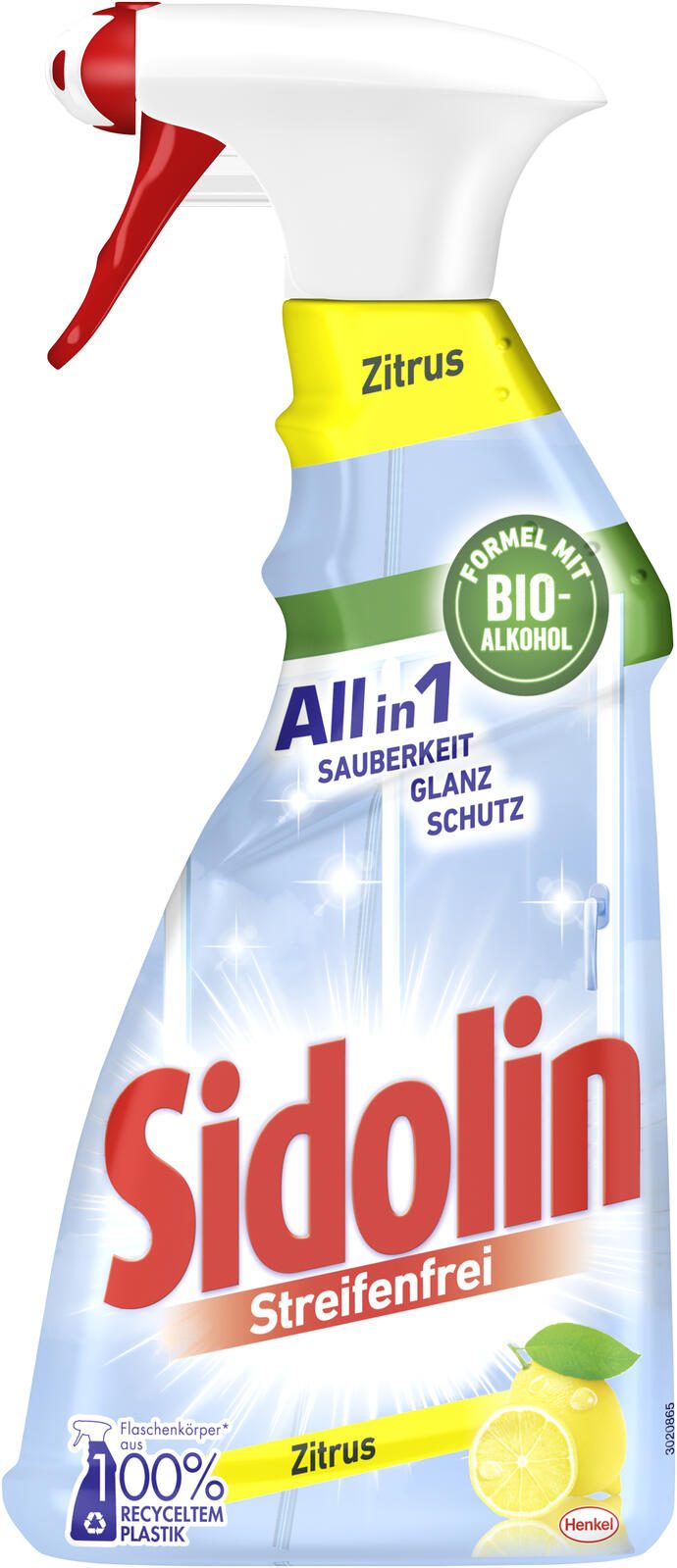 Sidolin All in 1 Zitrus Glasreiniger 0,50 l F50Z