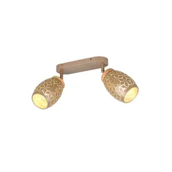 Deckenleuchte Wandlampe Flurleuchte Metall coffee E14 drehbar L 28 cm