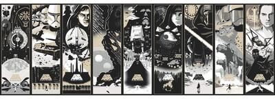 York Wallcoverings Star Wars: Celebrating the Saga White Border