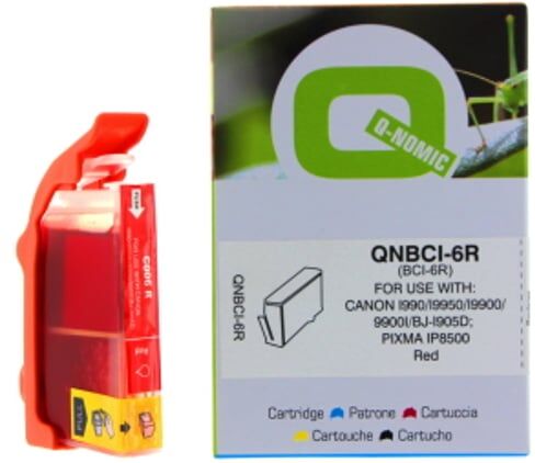Q-Nomic BCI-6R Cartucho de tinta rojo
