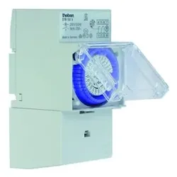 Theben 9070061 Aufbauset für analoge Reiheneinbau-Schaltuhren 3 TLE Klemmenabdeckung 52, 5 mm