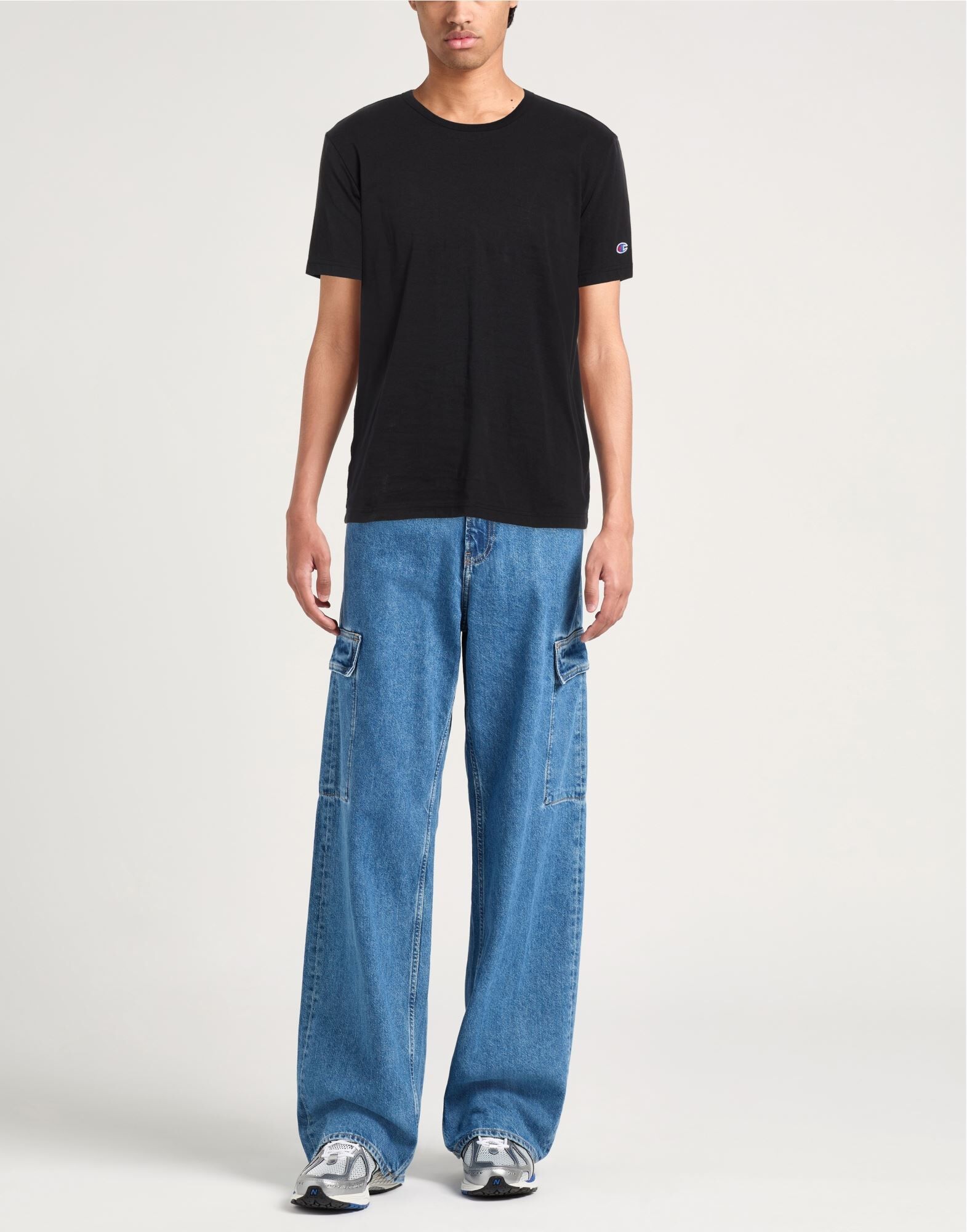 Champion Camiseta Hombre Negro S Hombre