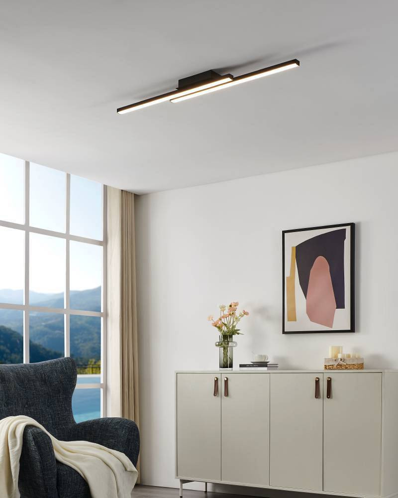 Eglo Fraioli Zigbee LED-plafondlamp zwart
