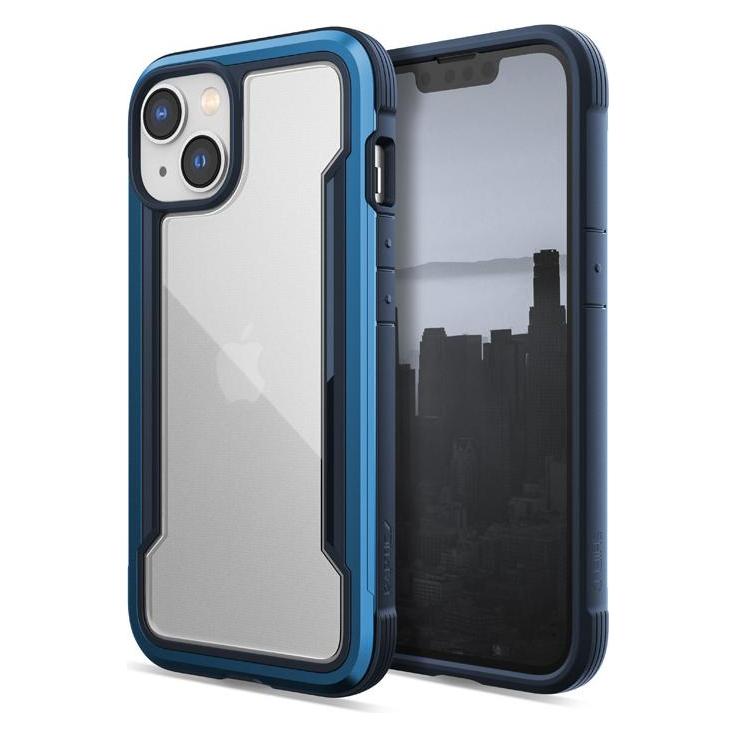X-Doria Shield Case iPhone 14 armored cover blue (Apple iPhone 14) (Raptic Shield for iPhone 14 Marine Blue)