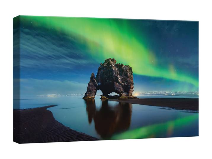 Wandbild 65x97 Iceland