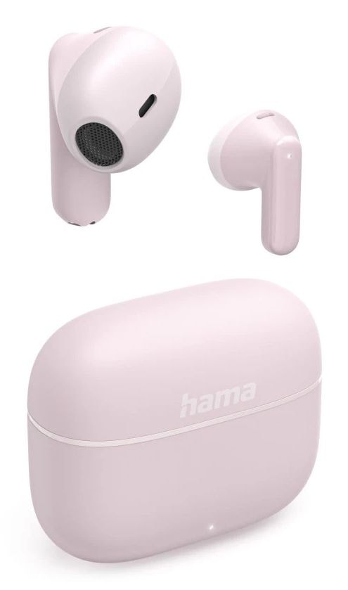 Hama In-Ear Bluetooth Kopfhörer kabellos TWS 5 h Laufzeit 221755 Freedom Light II (Pink) 00221755