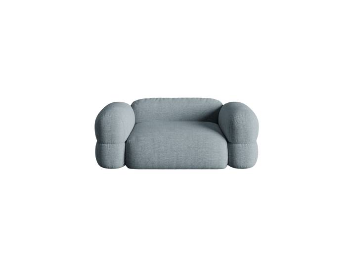 2-Sitzer Design Sofa Lony Strukturstoff Pastellblau chosen by Bloomingloft