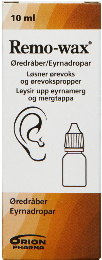 Remo - wax Remo-wax Øredråber Medicinsk udstyr 10 ml