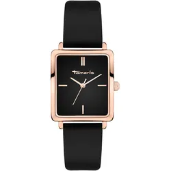 Tamaris Armbanduhr  The Square Black