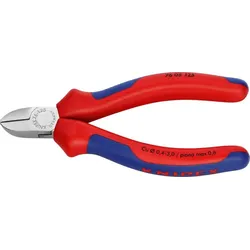 KNIPEX Seitenschneider für Elektromechaniker 125mm Mehrkomponenten-Hülle verchromt 76 05 125