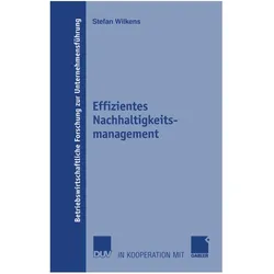 Effizientes Nachhaltigkeitsmanagement, Fachbücher von Stefan Wilkens