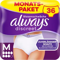 Always, Inkontinenzhygiene, Discreet (36x, M)