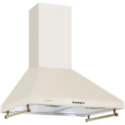 Victoria Dunstabzugshaube 60cm Retro-Design 630m3/h 2 LED-Lampen Elfenbein
