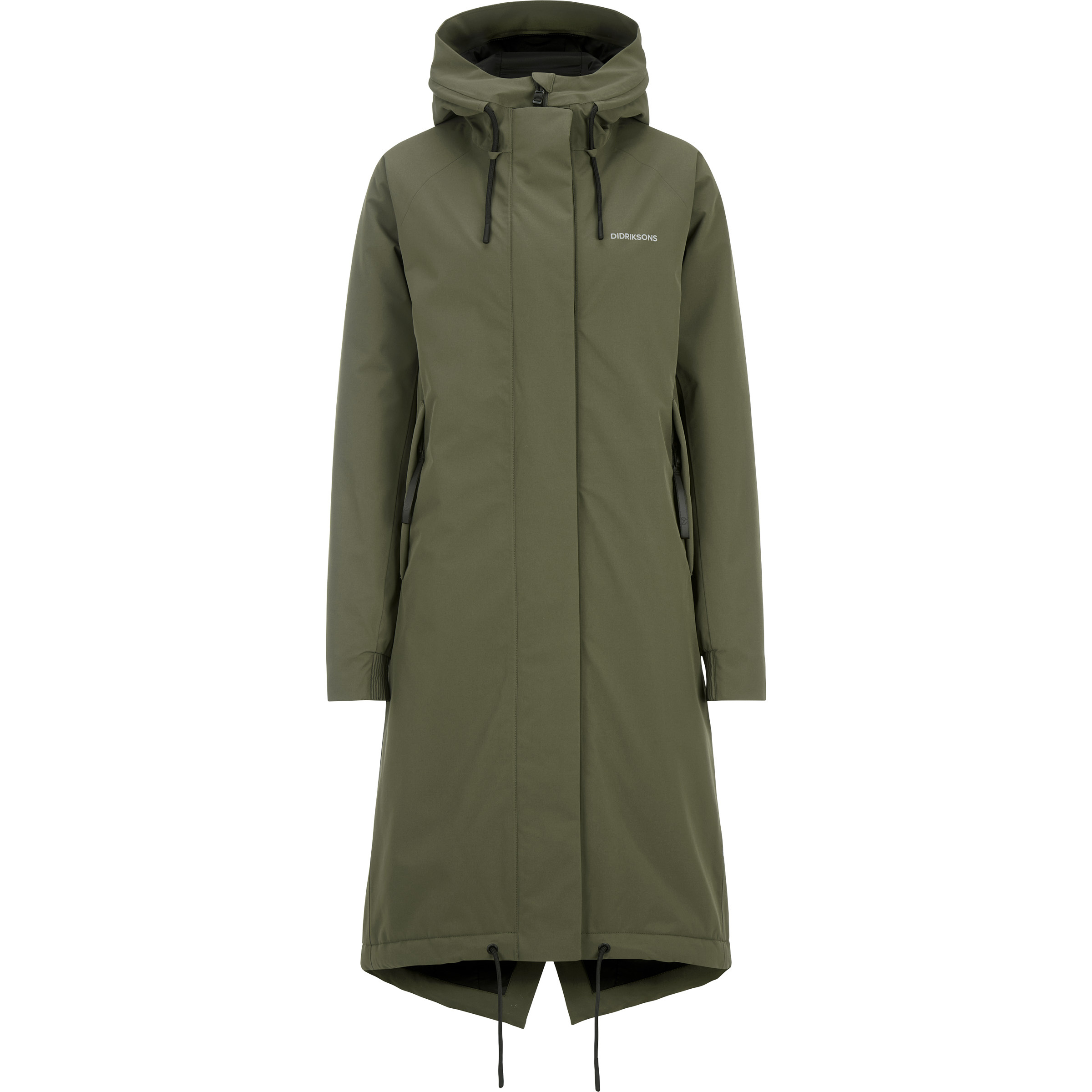 Didriksons Alicia L 3 Parka Damen Winterjacke gruen Größe S Lifestyle Isolierend