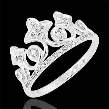 Edenly Ring Schicksal - Amour SacrÃ© - 375er WeiÃŸgold