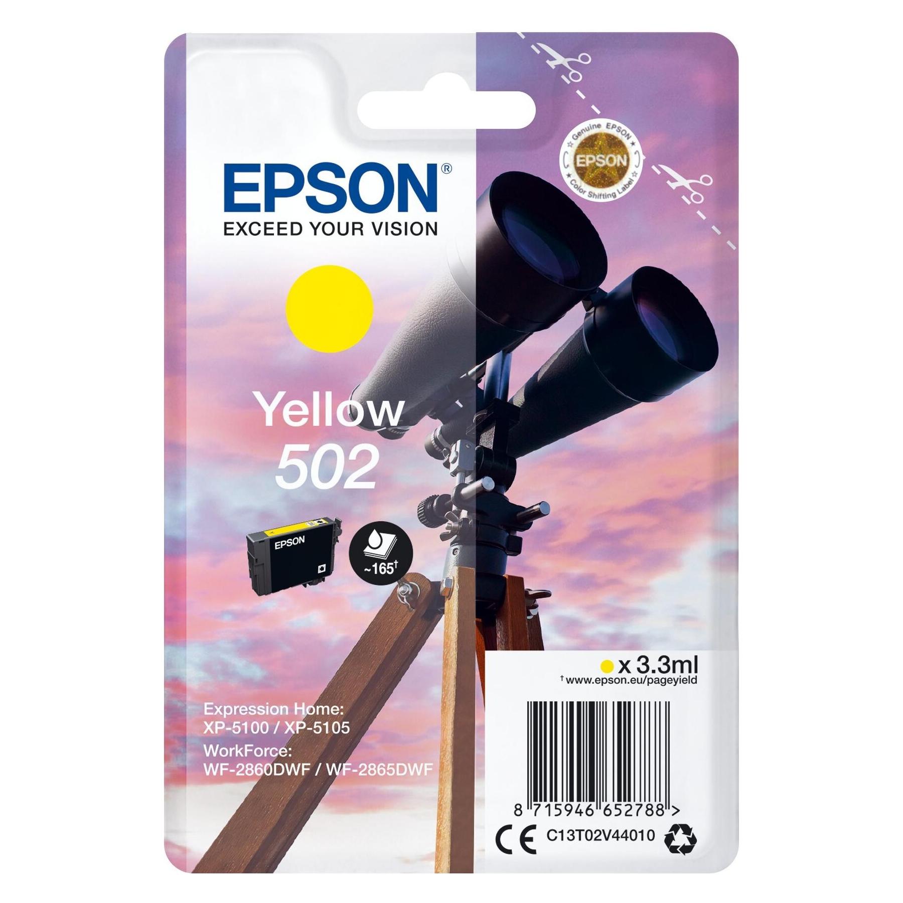 Epson 502 (Y) (C13T02V44010)
