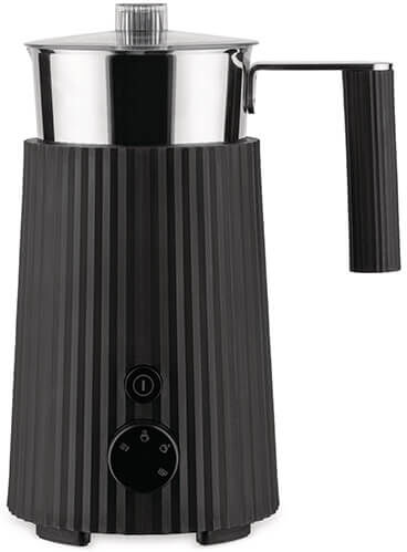 Alessi Plisse Milk Frother Black