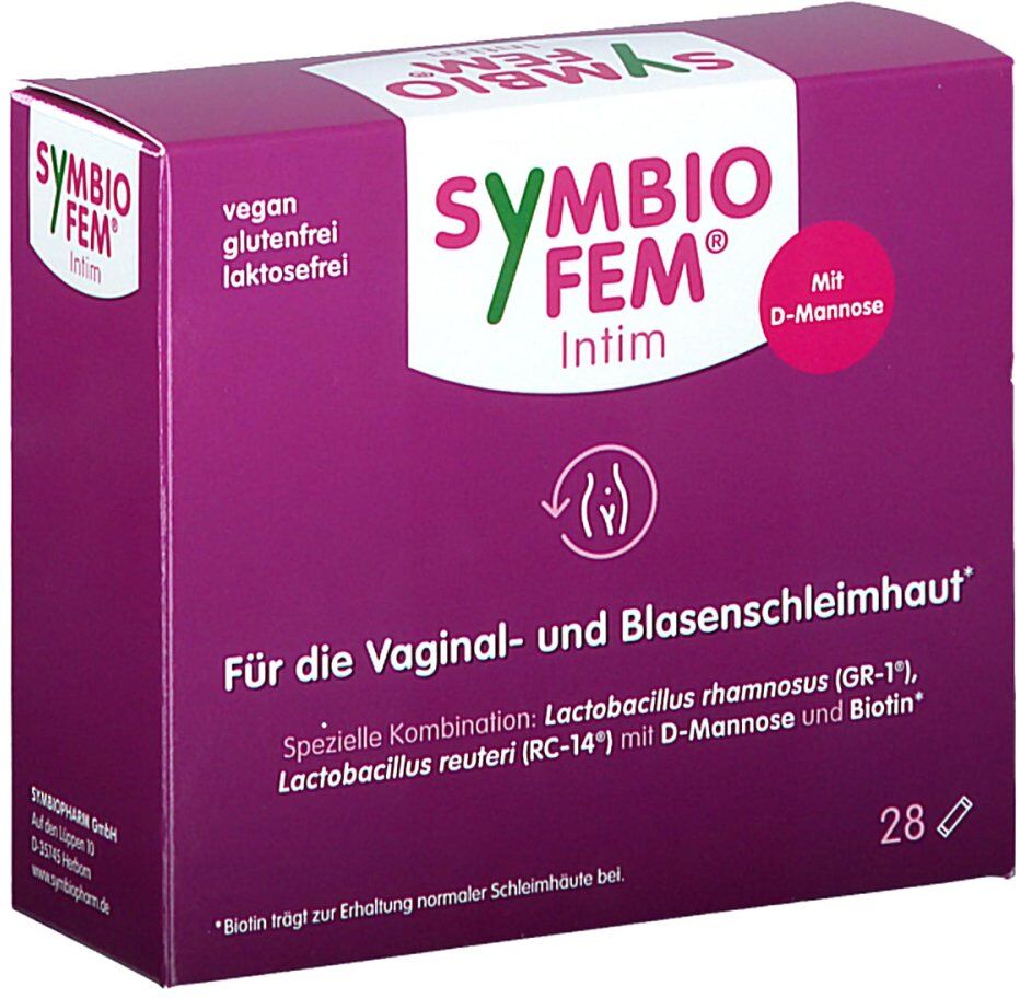 Symbiofem Intim Milchsäurebakterien Mit D-mannose