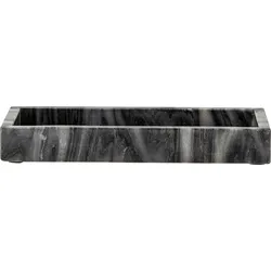 Feliza Tablett 25 cm grau aus Marmor
