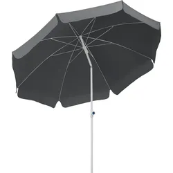 Ibiza Balkonschirm Sonnenschirm mit UV-Schutz 50+ anthrazit 200 cm Ø