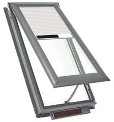 Velux VSS C06 Solar Powered Deck Mount Skylight W/ Laminated Low E3 Glass w/ Blind 21 x 46 with Blind