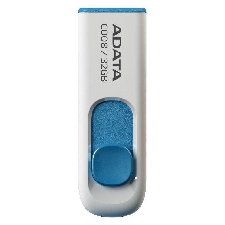 Adata MEMORY DRIVE FLASH USB2 32GB/WH/BLUE AC008-32G-RWE (32 GB, USB-A) (AC008-32G-RWE)